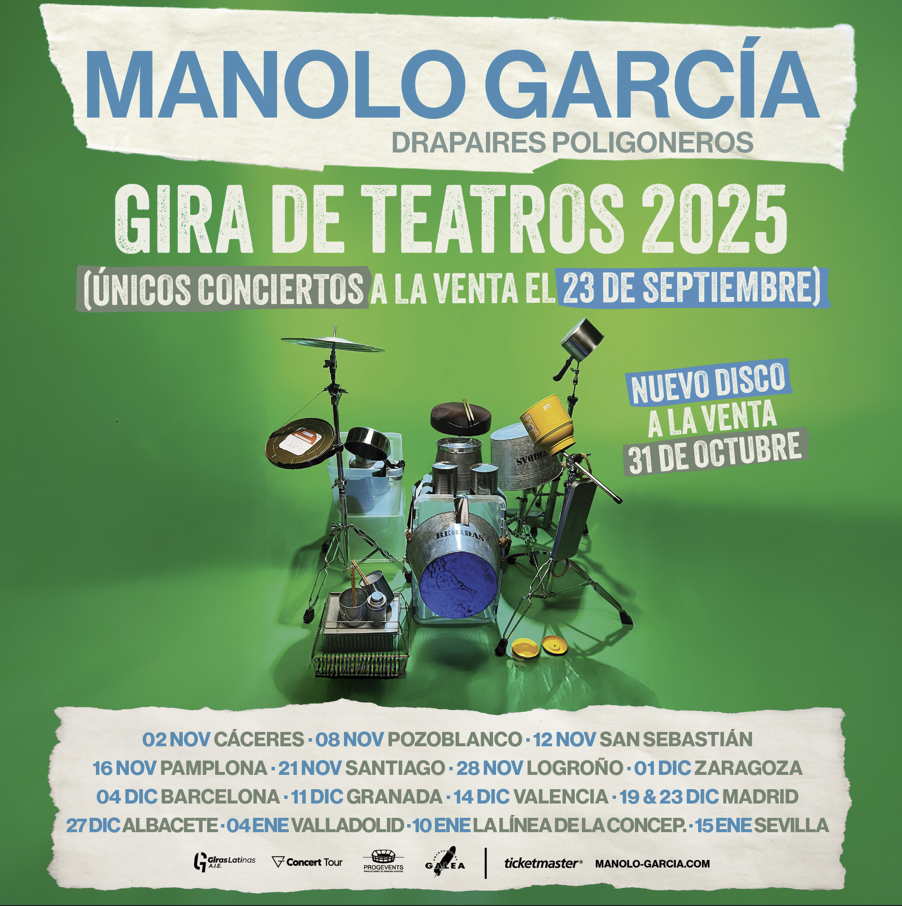 Manolo García regresa a los escenarios. Anunciará gira de teatros en 2025