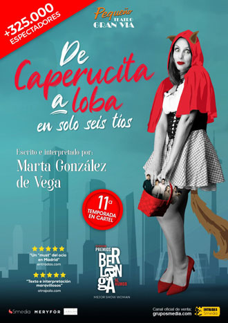 De Caperucita a loba en solo seis tíos